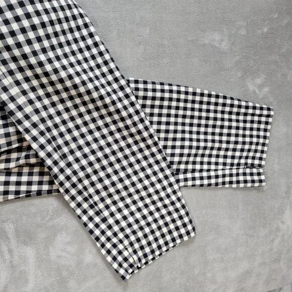 J Jill Womens Pants 18T Tall Straight Leg Zip Pockets Comfy Black White SL50E - Picture 4 of 9